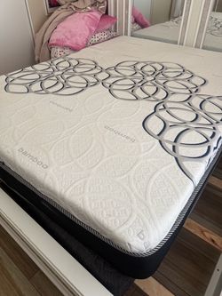 Brand new queen mattress and bed frame