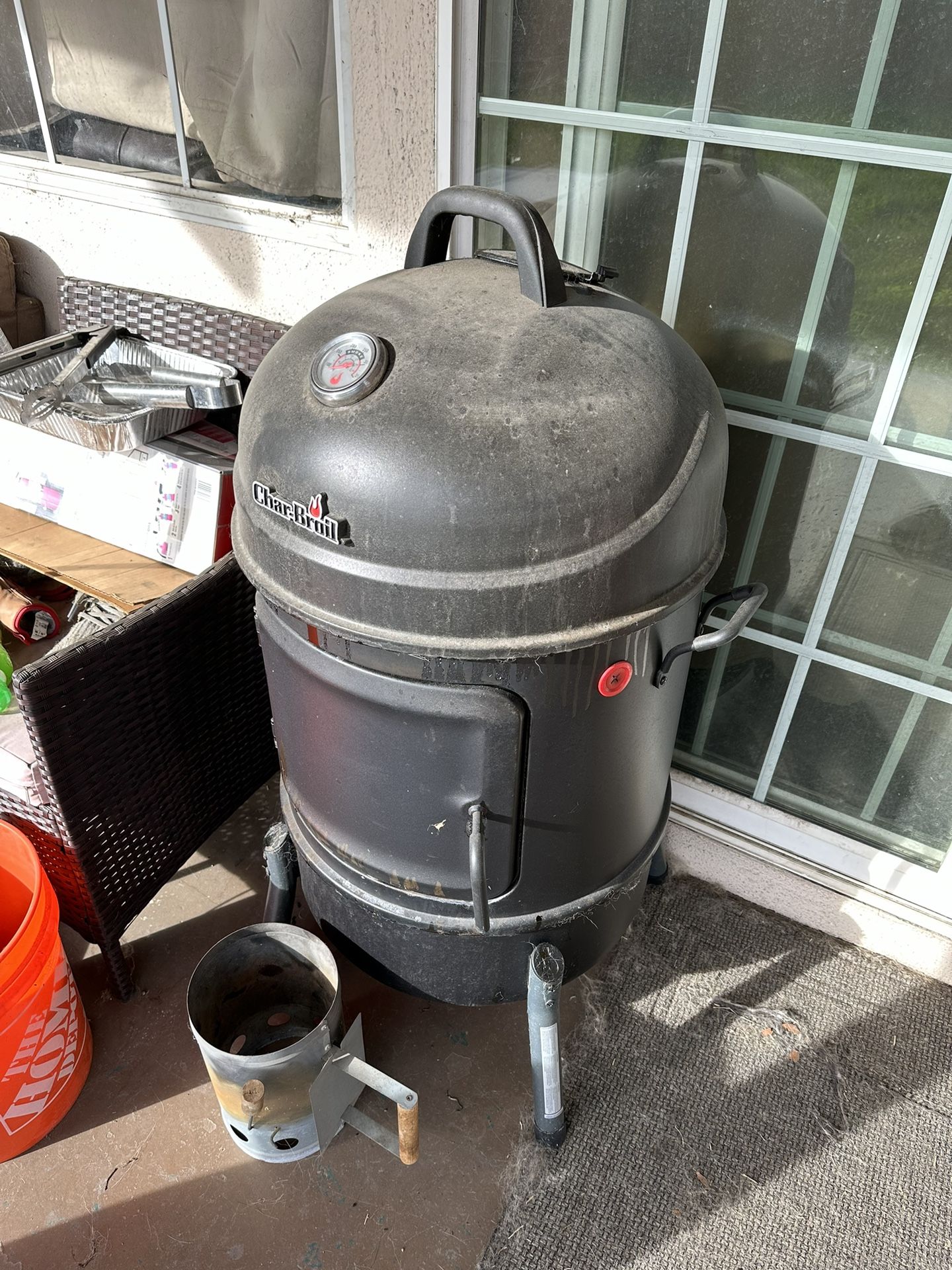 Char Broil Bullet Charcoal Smoker 20