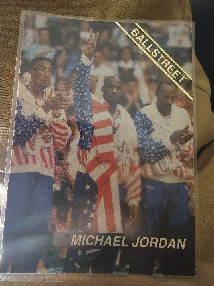 MICHAEL JORDAN Ballstreet Gold DREAM TEAM Exact Card