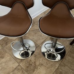 Bar Stools Brown 