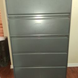 5 Drawer Metal File Cabinet