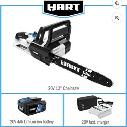 Hart Chainsaw 12” 20v 4.0AH
