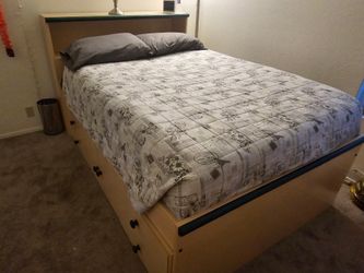 Bed set and desk. Send me best offer