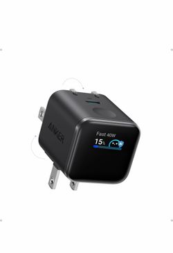 Anker Nano Smart Display Charger, 45W Max Fast Charger USB C for iPhone 17