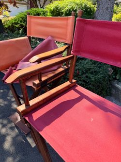 Tall Director Chairs - assorted colors