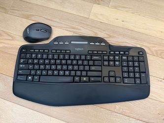 Logitech MK710 Wireless Ergonomic Keyboard & Mouse Bundle QWERTY English Black