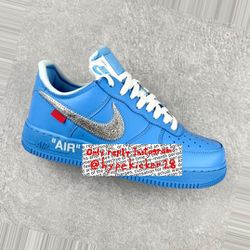 Nike Air Force 1 Low Off White Mca University Blue 18