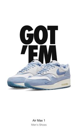 AIR MAX 1 PREMIUM BLUEPRINT SZ 10.5