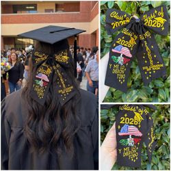 Class of 2026 Graduation Commencement Black Bow