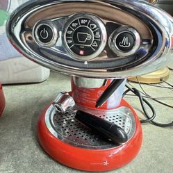 illy red coffee machine