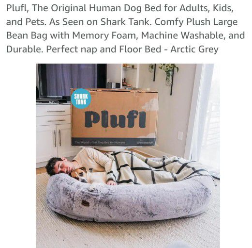 Plufl Human Dog Bed