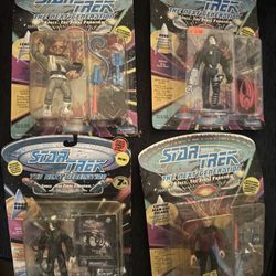 Star Trek The Next Generation Figure Lot