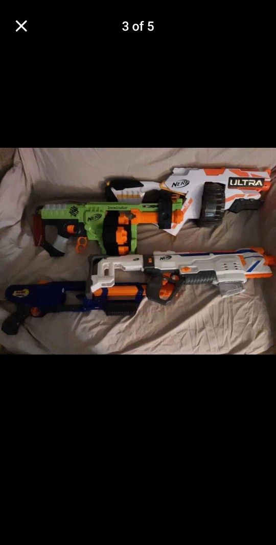 Nerf Dart Gun Lot