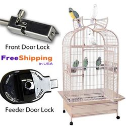 *OPEN BOX* Kings Cages SLT 3628 Large Parrot Cage 36X28X69 SANDSTONE