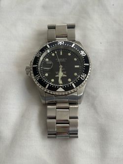 Stainless steel watch