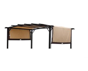 Universal Canopy Cover Replacement for 12x9 Ft Curved Outdoor Pergola Structure