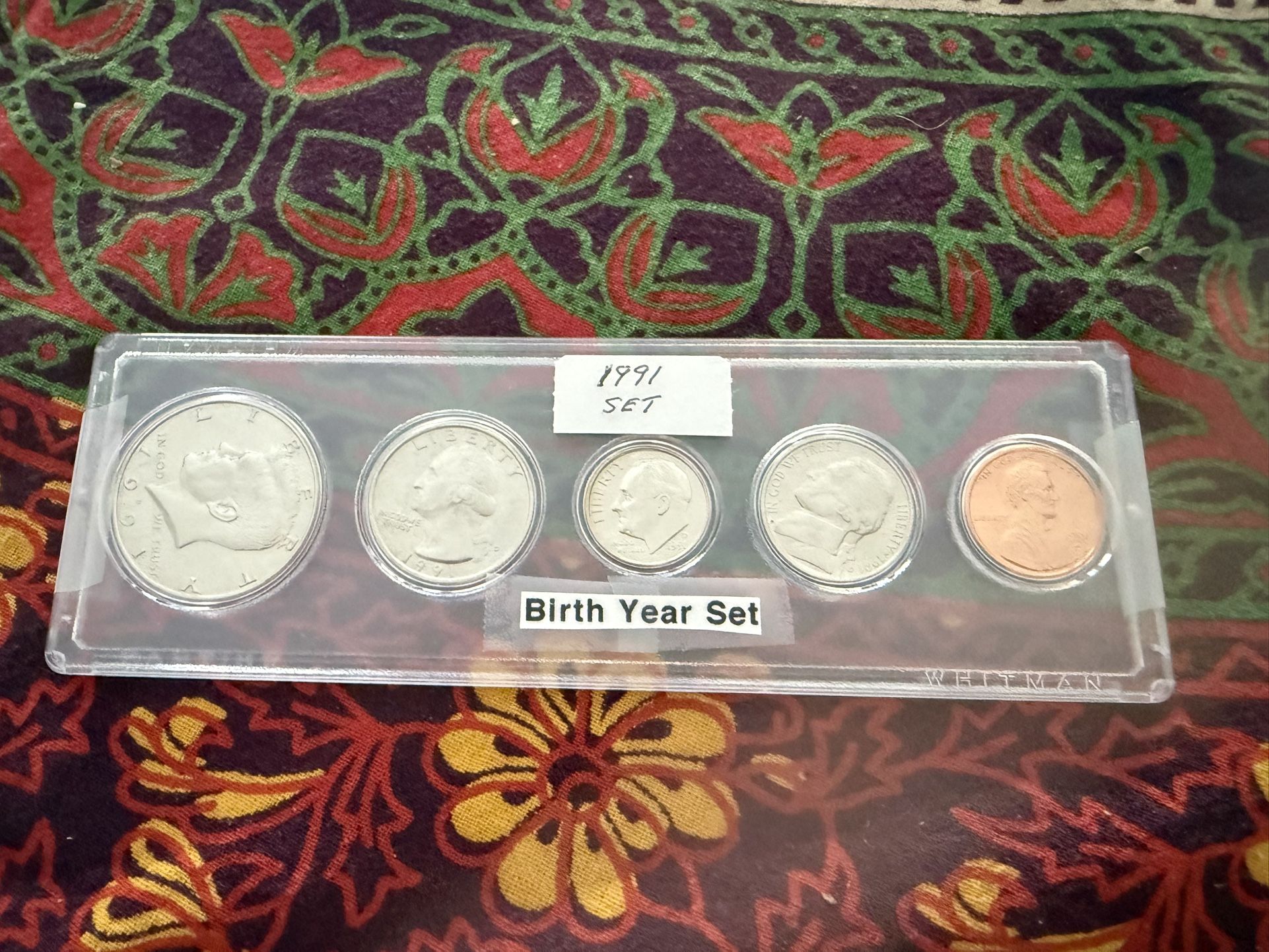1991 Birth Year Coin Set