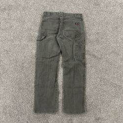 2000s green dickies carpenter pants men’s size 34x31