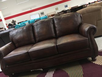 Leather sofa