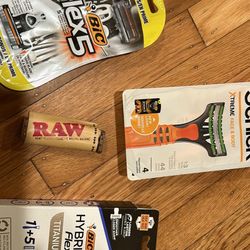 Value Bundle: BIC & Schick Razors + RAW Roller (All New)