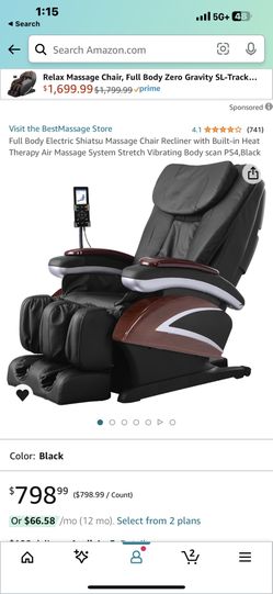 Shiatsu massage Chair Used