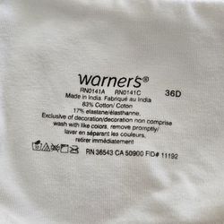 Warner's 36D Bra