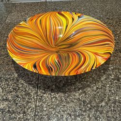 Handblown Glass Fruit Bowl