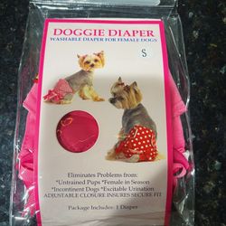 Cute Pink Doggy Diaper