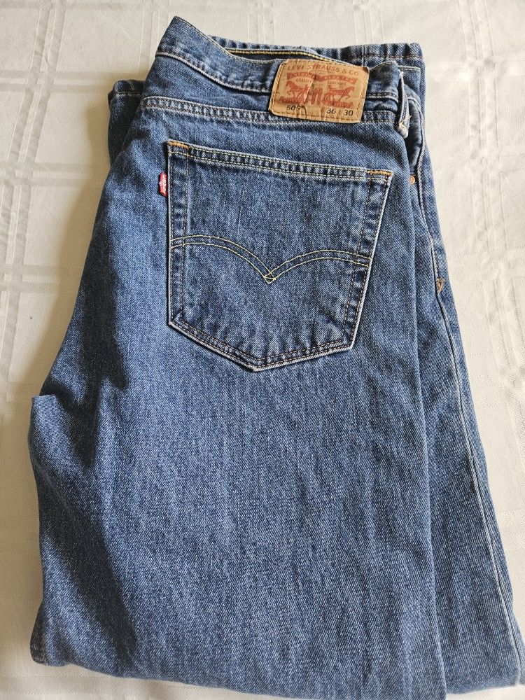 Mens Levi's 505 Jeans