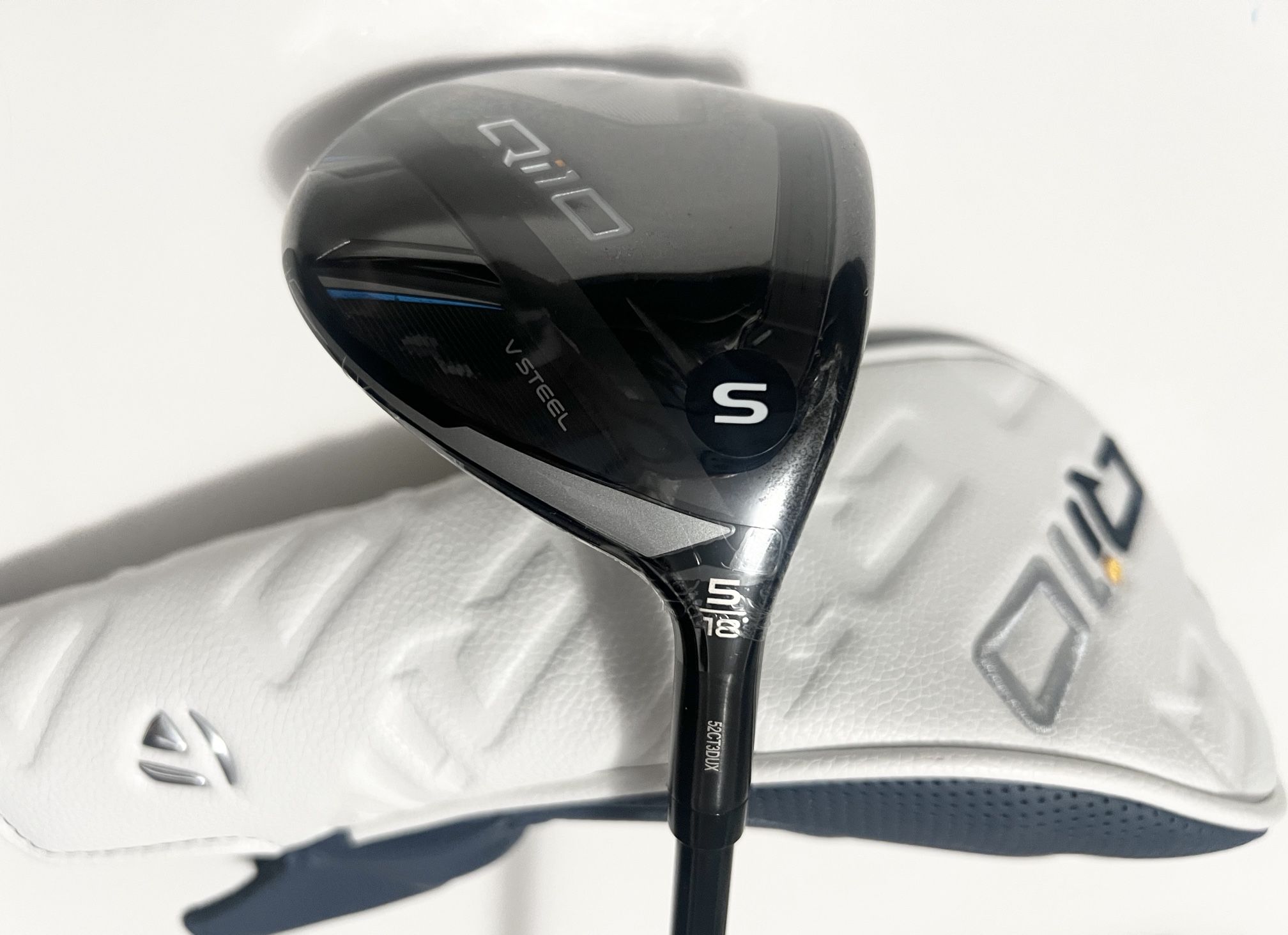 New- RH- TaylorMade Q10 5 Wood Stiff Shaft w/ Headcover