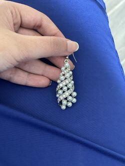 Pearl Diamond Earrings 