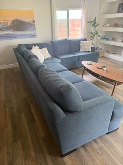 Large Blue sectional 1 year old
