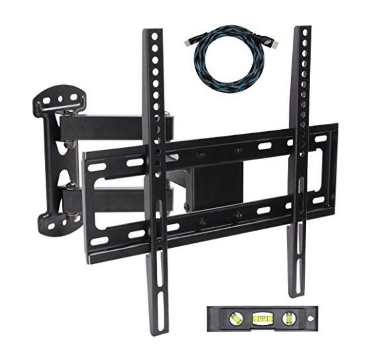 Easygoing Full Motion Tilt Articulating Cantilever Swivel Single Arm LCD TV Wall Mount Bracket For 26 to 55 And Flat Screen Displays,VESA 400 X 400 C