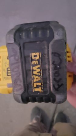 Dewalt charger and battery.