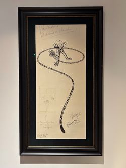 Large framed print