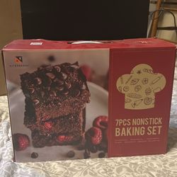 7pc Nonstick Baking Set Kitessensu