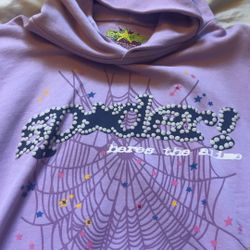 Sp5der Purple Hoodie XL 