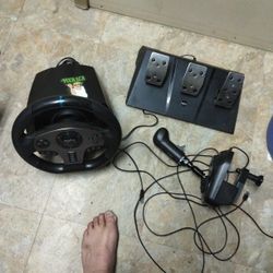 PXN9 V9 GAMING STEERING WHEEL & SHIFTER& PEDALS