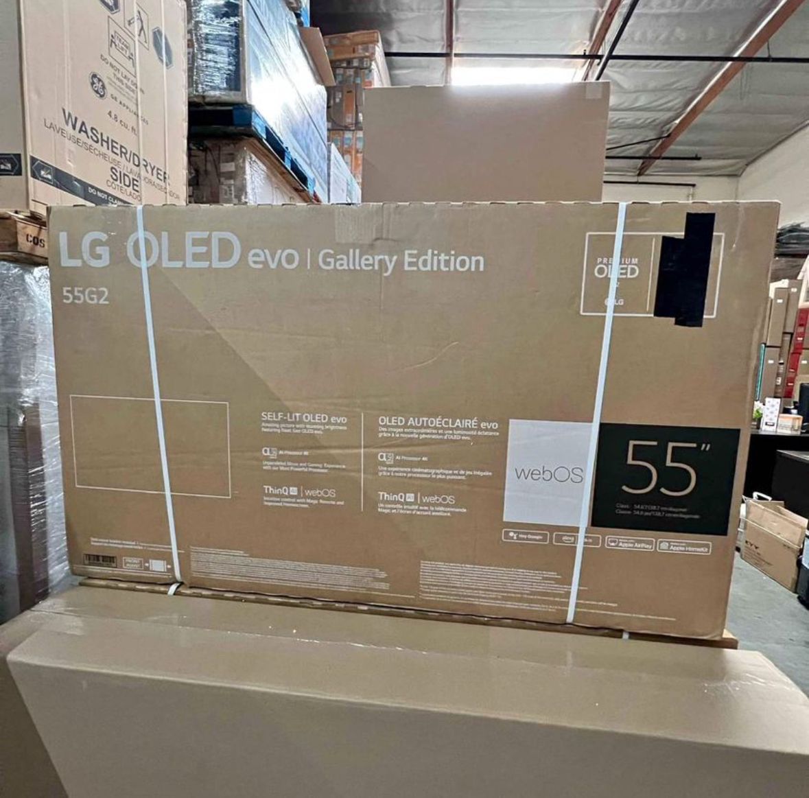 55G2 55” Lg Smart 4k Oled Gallery Edition Hdr Tv 