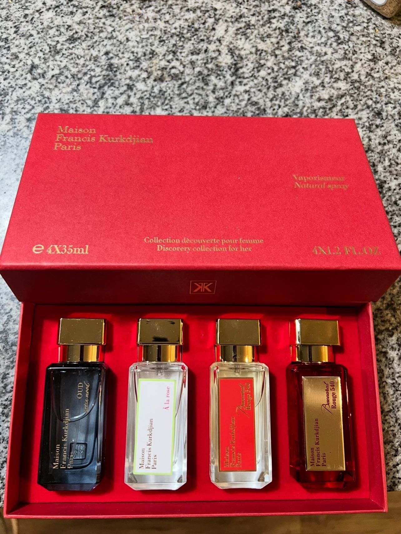 Baccarat Rouge Cologne set