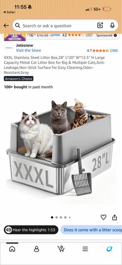 Brand new XXL Litter Box