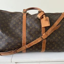 Louis Vuitton Keepall Bandouliere Damier Graphite 55 Dark Gray Duffle Bag  for Sale in Houston, TX - OfferUp