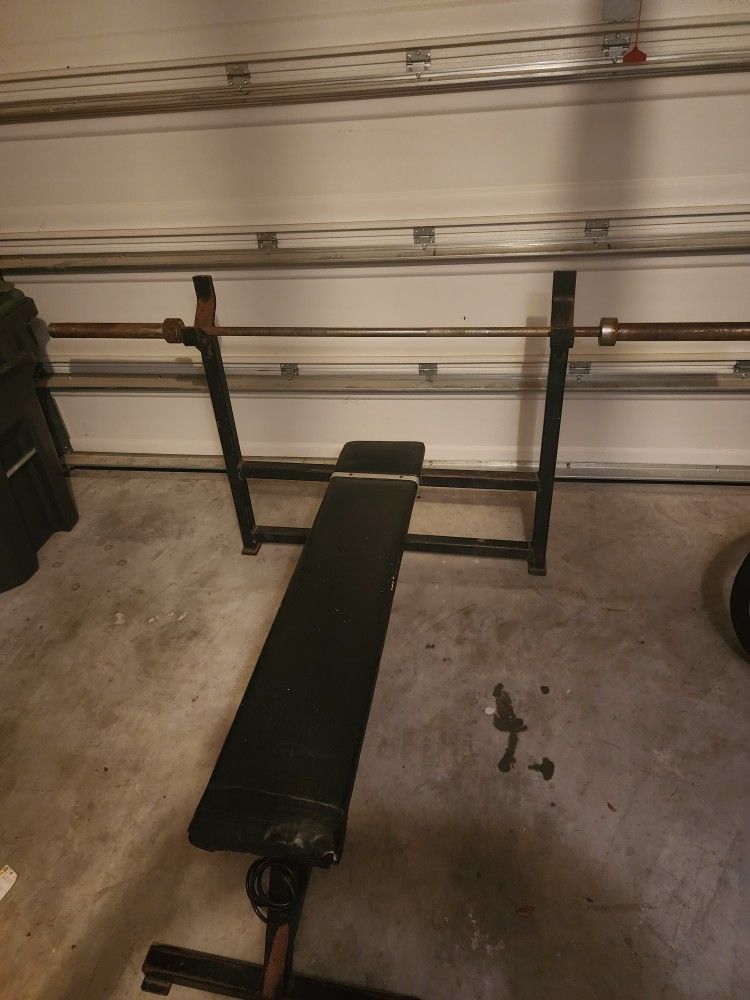 Steel Olympic Weight Bench