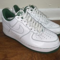 Nike Air Force 1 '07 - White/White-Pine Green - CV1724 103 - Men's Size 9