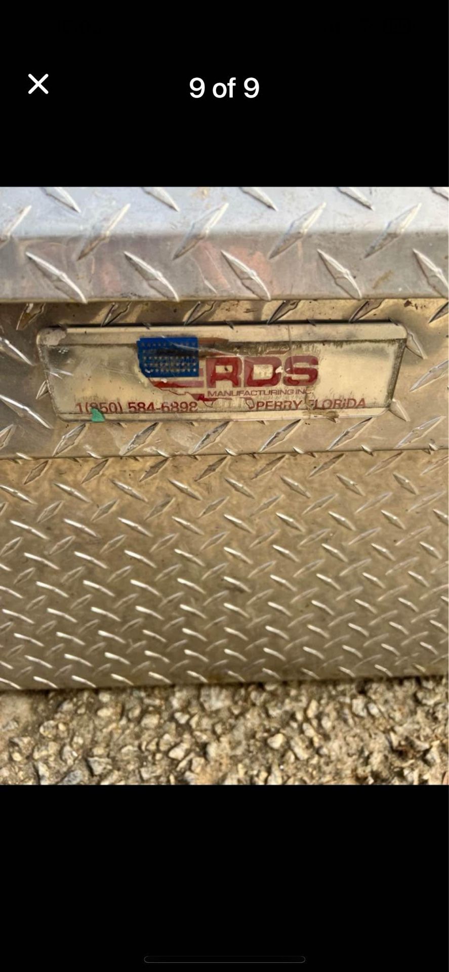 Diamonde plate tool box aluminum