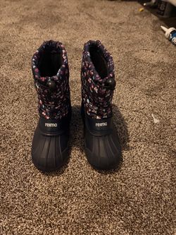Reima Kids Snow Boots Floral Navy size 13