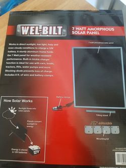 Well built seven watt sword , battery trickle charger