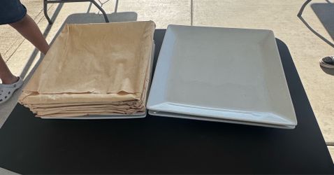 Pottery Barn square plates