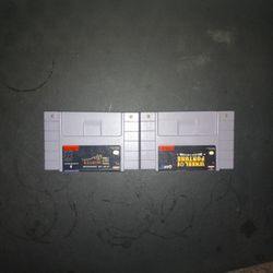 2 SUPER NINTENDO GAMES