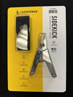 LEATHERMAN SIDEKICK 14 Tool Stainless Steel Multi-Tool Stainless Steel